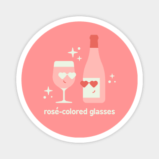 Rose Colored Glasses Magnet